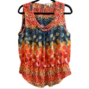 Black Rainn Sheer bohemian tank top Size L